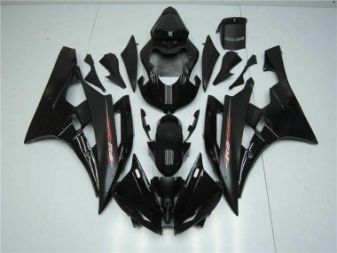 Nero ABS Plastica Moto & Carenatura Moto Yamaha R6 2006-2007