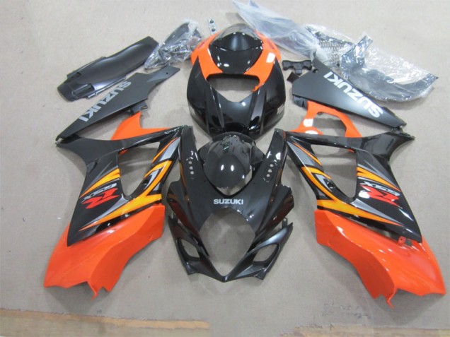 Nero Arancia ABS Plastica Moto Suzuki GSXR 1000 K7 2007-2008