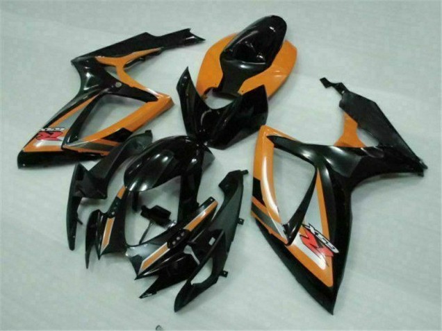 Nero Arancia Carena Moto Suzuki GSXR 600 / 750 K6 2006-2007 Nero Arancia Carena Moto Suzuki GSXR 600 / 750 K6 2006-2007
