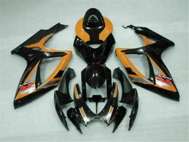 Nero Arancia Carena Moto Suzuki GSXR 600 / 750 K6 2006-2007 Nero Arancia Carena Moto Suzuki GSXR 600 / 750 K6 2006-2007