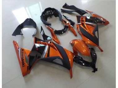 Nero Arancia Carene Moto Kawasaki ZX 300R 2013-2016