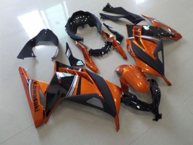 Nero Arancia Carene Moto Kawasaki ZX 300R 2013-2016