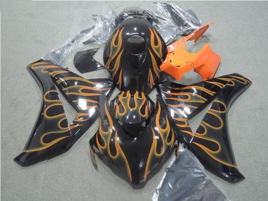 Nero Arancia Fiamma Carene Moto Honda CBR 1000 RR 2008-2011