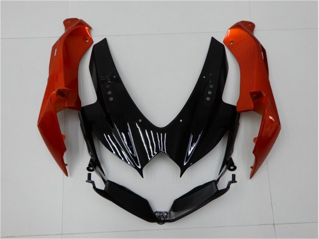 Nero Arancia Grigio Carene Moto Suzuki GSXR 600 / 750 K8 2008-2010 Nero Arancia Grigio Carene Moto Suzuki GSXR 600 / 750 K8 2008-2010