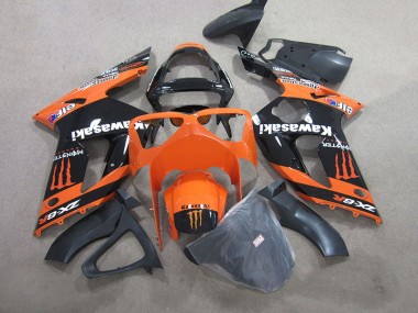 Nero Arancia Monster Carene Moto Kawasaki ZX6R 2003-2004