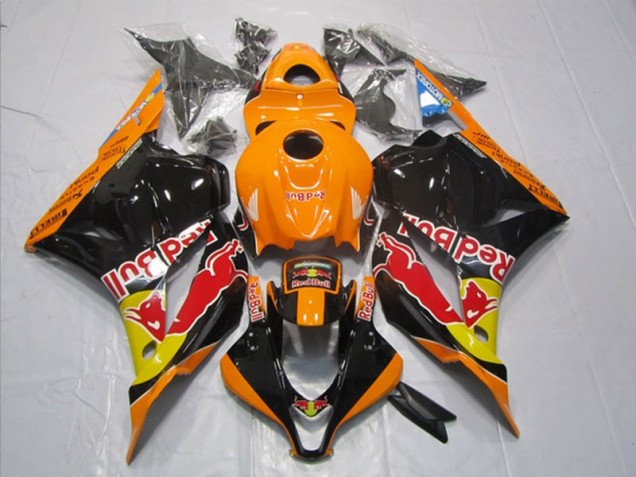 Nero Arancia Red Bull Carene Moto & Plastica Honda CBR 600 RR 2009-2012 Nero Arancia Red Bull Carene Moto & Plastica Honda CBR 600 RR 2009-2012