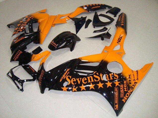 Nero Arancia SevenStars Carene Moto Honda CBR 600 F3 1995-1998 Nero Arancia SevenStars Carene Moto Honda CBR 600 F3 1995-1998