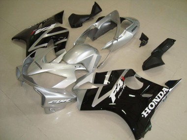 Nero Argento ABS Plastica Moto & Carenatura Moto Honda CBR 600 F4i 2004-2007