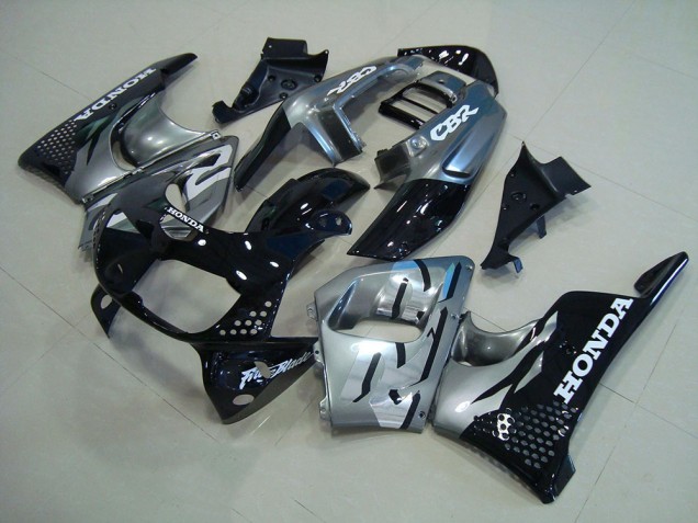 Nero Argento Carene Moto Honda CBR 900 RR 893 1996-1997 Nero Argento Carene Moto Honda CBR 900 RR 893 1996-1997