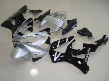 Nero Argento Carene Moto Honda CBR 900 RR 929 2000-2001