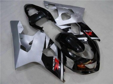 Nero Argento Carene Moto Suzuki GSXR 600 / 750 K4 2004-2005