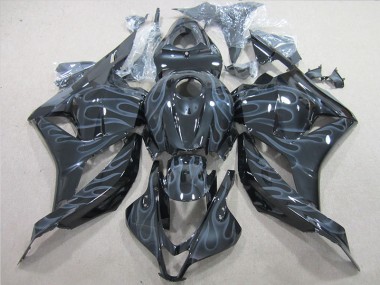Nero Argento Fiamma Plastica Moto Honda CBR 600 RR 2009-2012