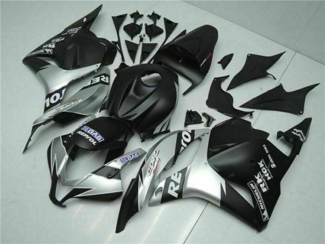 Nero Argento Repsol Carene Moto Honda CBR 600 RR 2009-2012 Nero Argento Repsol Carene Moto Honda CBR 600 RR 2009-2012