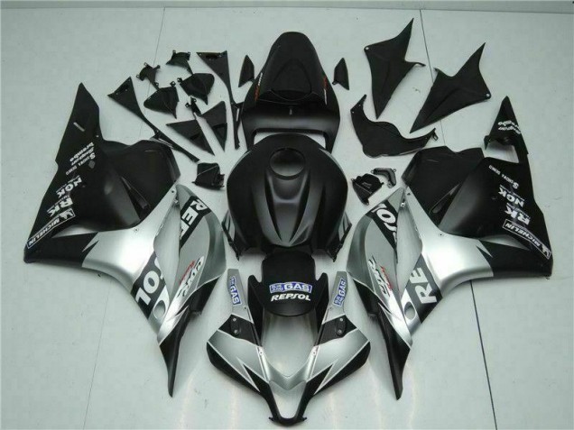 Nero Argento Repsol Carene Moto Honda CBR 600 RR 2009-2012 Nero Argento Repsol Carene Moto Honda CBR 600 RR 2009-2012