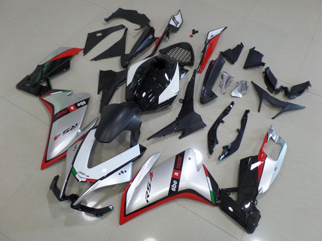 Nero Argento Rosso Carena Moto Aprilia RS4 50 125 2011-2018