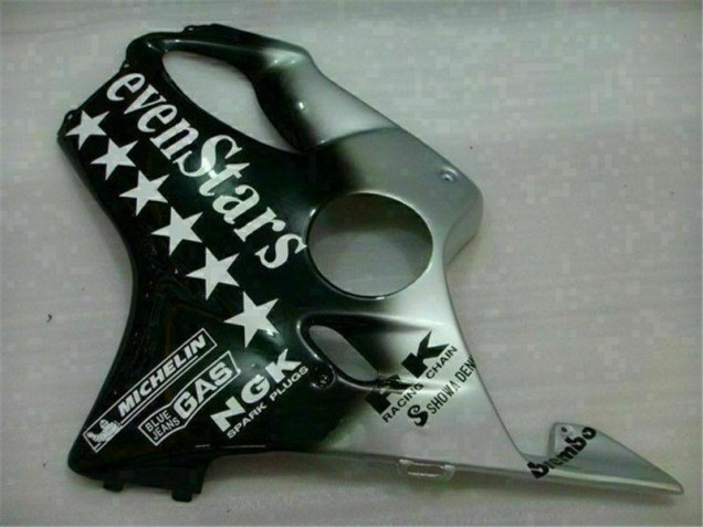 Nero Argento SevenStarss Carene Moto Honda CBR 600 F4i 2001-2003 Nero Argento SevenStarss Carene Moto Honda CBR 600 F4i 2001-2003