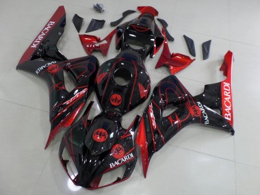 Nero Bacardi Carene Moto Honda CBR 1000 RR 2006-2007
