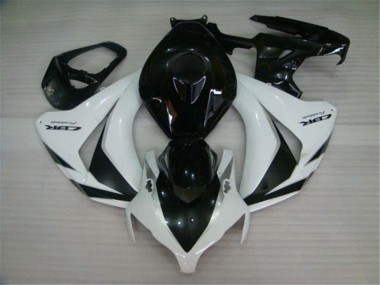 Nero Bianco ABS Kit Carenatura Moto Honda CBR 1000 RR 2008-2011