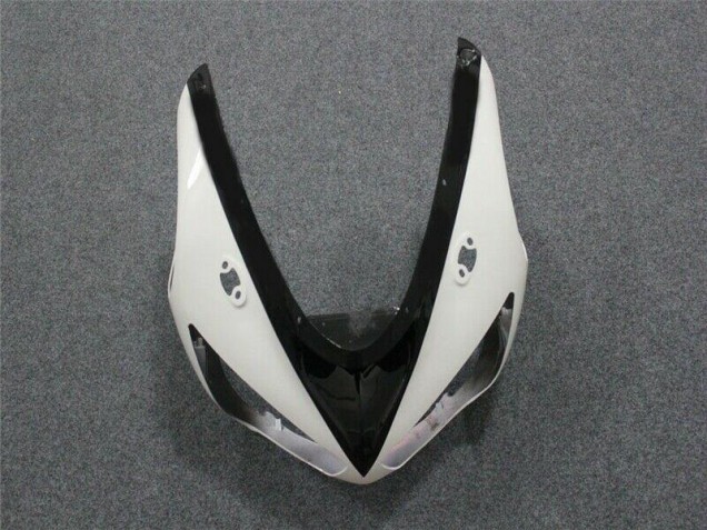 Nero Bianco ABS Plastica Moto Kawasaki ZX6R 2005-2006 Nero Bianco ABS Plastica Moto Kawasaki ZX6R 2005-2006