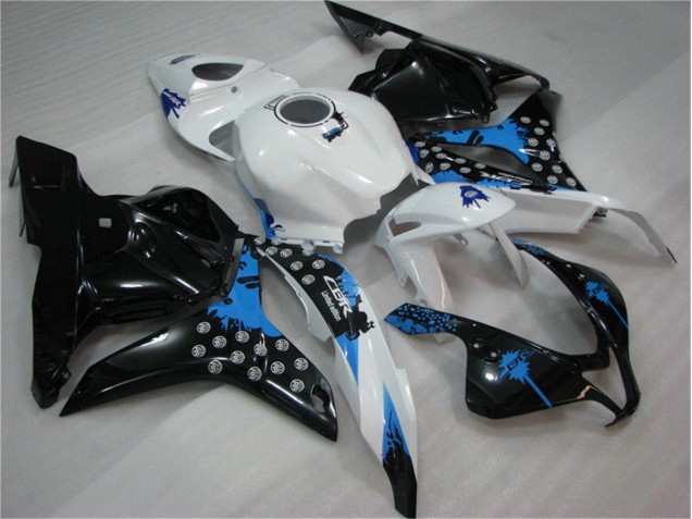 Nero Bianco Blu Carene Moto Honda CBR 600 RR 2009-2012 Nero Bianco Blu Carene Moto Honda CBR 600 RR 2009-2012