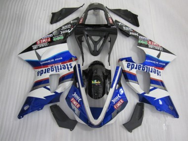 Nero Bianco Blu Santander Carene Moto Yamaha R1 2000-2001