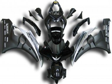 Nero Bianco Carene Moto & Plastica Moto Yamaha R6 2006-2007