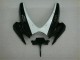 Nero Bianco Carene Moto Suzuki GSXR 600 / 750 K6 2006-2007 Nero Bianco Carene Moto Suzuki GSXR 600 / 750 K6 2006-2007