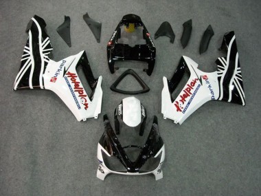 Nero Bianco Carene Moto Triumph Daytona 675 Triple 2006-2008