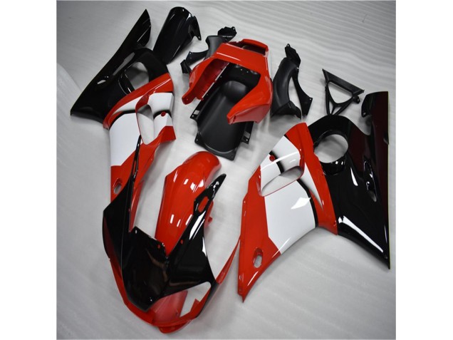 Nero Bianco Carene Moto Yamaha R6 1998-2002 Nero Bianco Carene Moto Yamaha R6 1998-2002