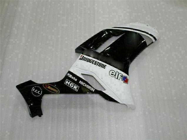 Nero Bianco Carrozzeria Moto & Carena Moto Kawasaki ZX6R 2007-2008 Nero Bianco Carrozzeria Moto & Carena Moto Kawasaki ZX6R 2007-2008