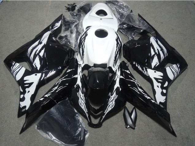 Nero Bianco Carrozzeria & Plastica Moto Honda CBR 600 RR 2009-2012 Nero Bianco Carrozzeria & Plastica Moto Honda CBR 600 RR 2009-2012