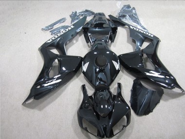 Nero Bianco Decal Carene Moto Honda CBR 1000 RR 2006-2007