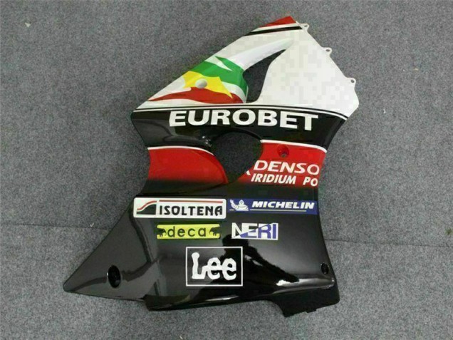 Nero Bianco Eurobet Carene Moto Kawasaki ZX6R 2000-2002 Nero Bianco Eurobet Carene Moto Kawasaki ZX6R 2000-2002