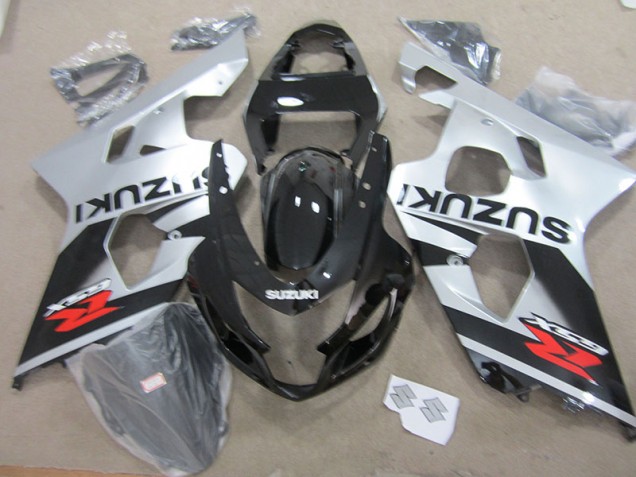 Nero Bianco Kit Carene Suzuki GSXR 750 K4 2004-2005 Nero Bianco Kit Carene Suzuki GSXR 750 K4 2004-2005