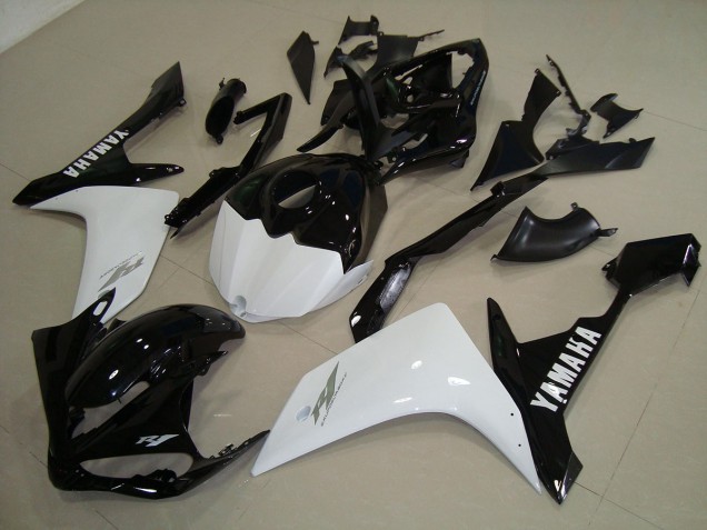 Nero Bianco Oro Carene Moto Yamaha R1 2007-2008 Nero Bianco Oro Carene Moto Yamaha R1 2007-2008