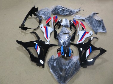 Nero Bianco Rosso Blu ABS Kits Carenatura Moto BMW S1000RR 2019-2021
