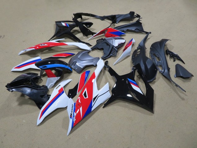 Nero Bianco Rosso Blu Kits Carenatura Motocicletta Completo ABS BMW S1000RR 2019-2021 Nero Bianco Rosso Blu Kits Carenatura Motocicletta Completo ABS BMW S1000RR 2019-2021