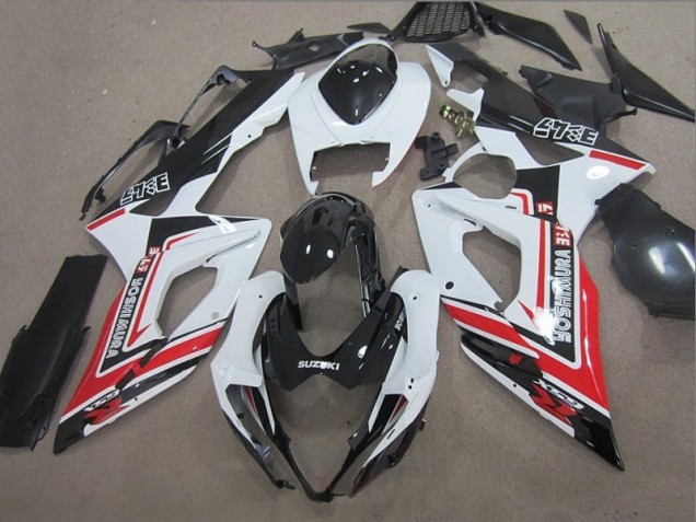 Nero Bianco Rosso Carene Moto Suzuki GSXR 1000 K5 2005-2006 Nero Bianco Rosso Carene Moto Suzuki GSXR 1000 K5 2005-2006