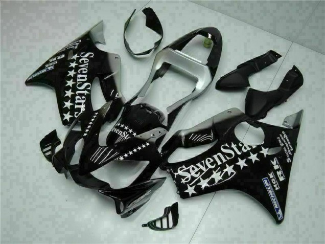 Nero Bianco SevenStarss Carene Moto Honda CBR 600 F4i 2001-2003 Nero Bianco SevenStarss Carene Moto Honda CBR 600 F4i 2001-2003