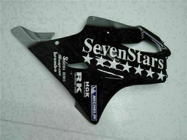 Nero Bianco SevenStarss Carene Moto Honda CBR 600 F4i 2001-2003 Nero Bianco SevenStarss Carene Moto Honda CBR 600 F4i 2001-2003