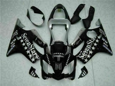 Nero Bianco SevenStarss Carene Moto Honda CBR 600 F4i 2001-2003