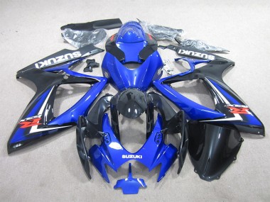 Nero Blu Carene Moto Suzuki GSXR 600 K6 2006-2007
