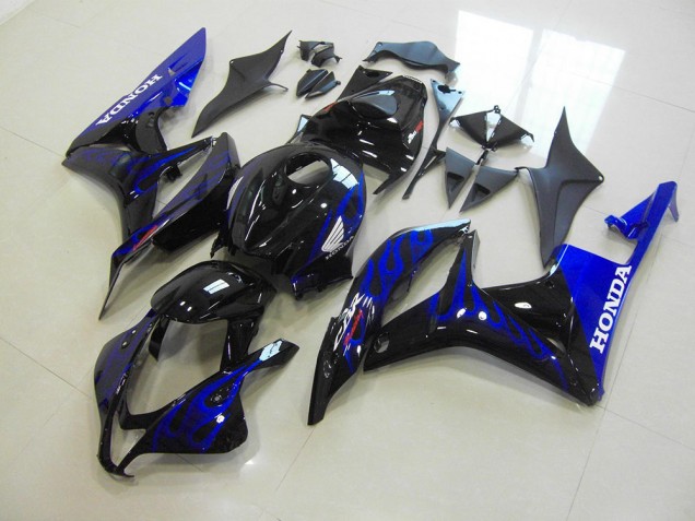 Nero Blu Fiamma Carene Moto Honda CBR 600 RR 2007-2008