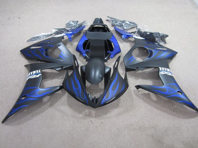 Nero Blu Fiamma Kit Carenatura Moto Completa Yamaha R6 2003-2005 Nero Blu Fiamma Kit Carenatura Moto Completa Yamaha R6 2003-2005