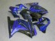 Nero Blu Kits Carenatura Motocicletta Completo ABS Kawasaki EX250 2008-2012