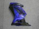 Nero Blu Kits Carenatura Motocicletta Completo ABS Kawasaki EX250 2008-2012