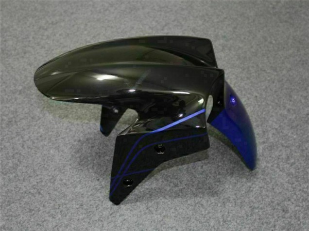 Nero Blu Kits Carenatura Motocicletta Completo ABS Kawasaki EX250 2008-2012