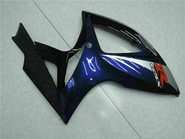Nero Blu Kits Carenatura Motocicletta Completo ABS Suzuki GSXR 600 / 750 K6 2006-2007 Nero Blu Kits Carenatura Motocicletta Completo ABS Suzuki GSXR 600 / 750 K6 2006-2007