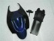 Nero Blu Kits Carenatura Motocicletta Completo ABS Suzuki GSXR 600 / 750 K6 2006-2007 Nero Blu Kits Carenatura Motocicletta Completo ABS Suzuki GSXR 600 / 750 K6 2006-2007