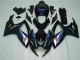 Nero Blu Kits Carenatura Motocicletta Completo ABS Suzuki GSXR 600 / 750 K6 2006-2007 Nero Blu Kits Carenatura Motocicletta Completo ABS Suzuki GSXR 600 / 750 K6 2006-2007